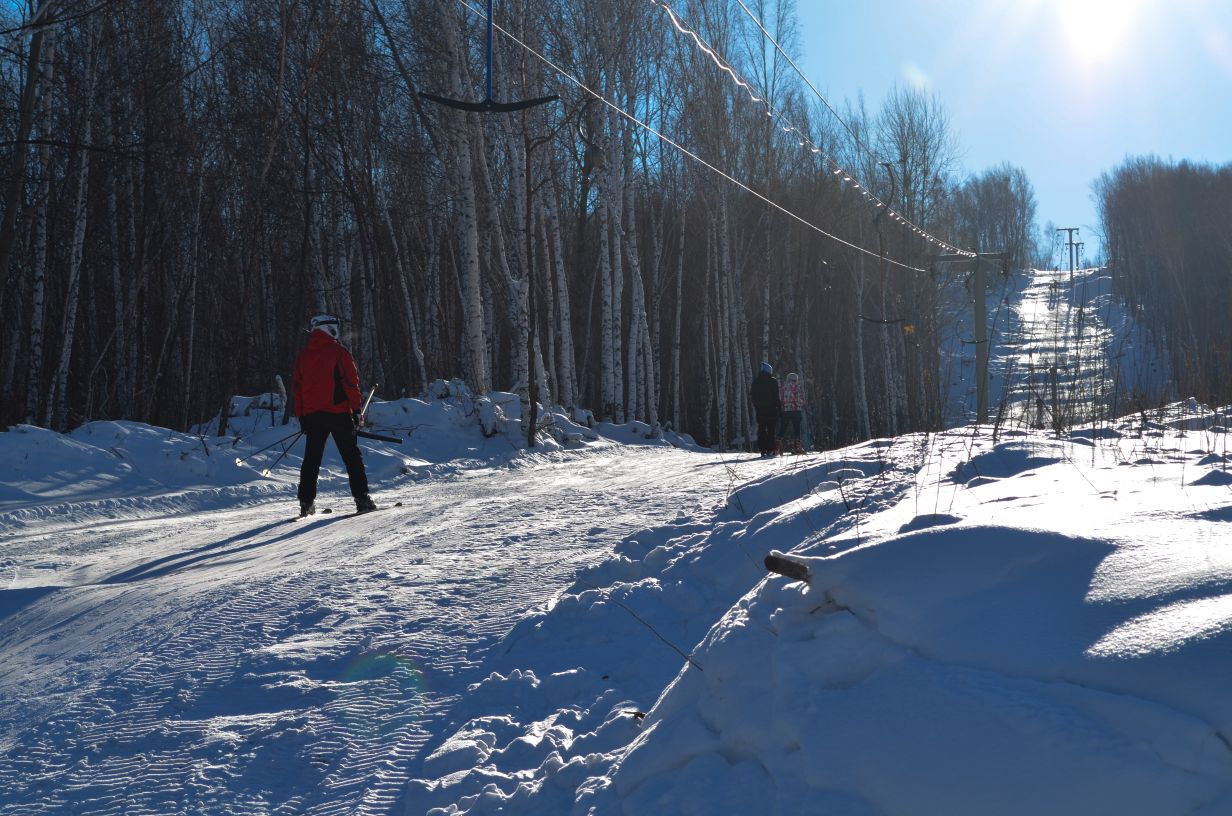 Вид с первой ступни вверх