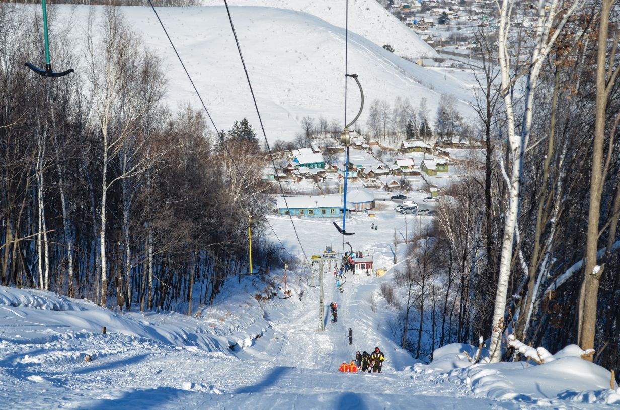 Вид с первой ступни вниз
