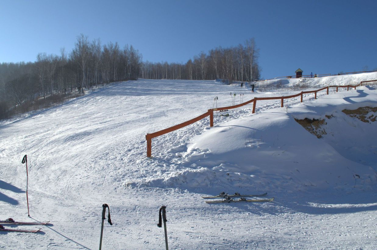 Вид на нижнюю часть склона